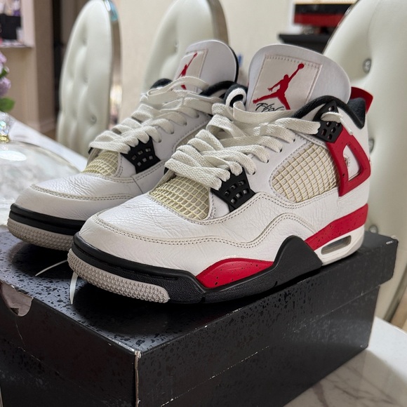 Jordan Other - Jordan Sneakers White Red Black